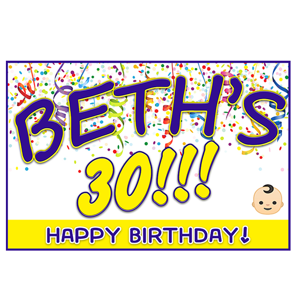 custom happy birthday design 8