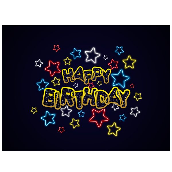 Generic Happy Birthday sign 6